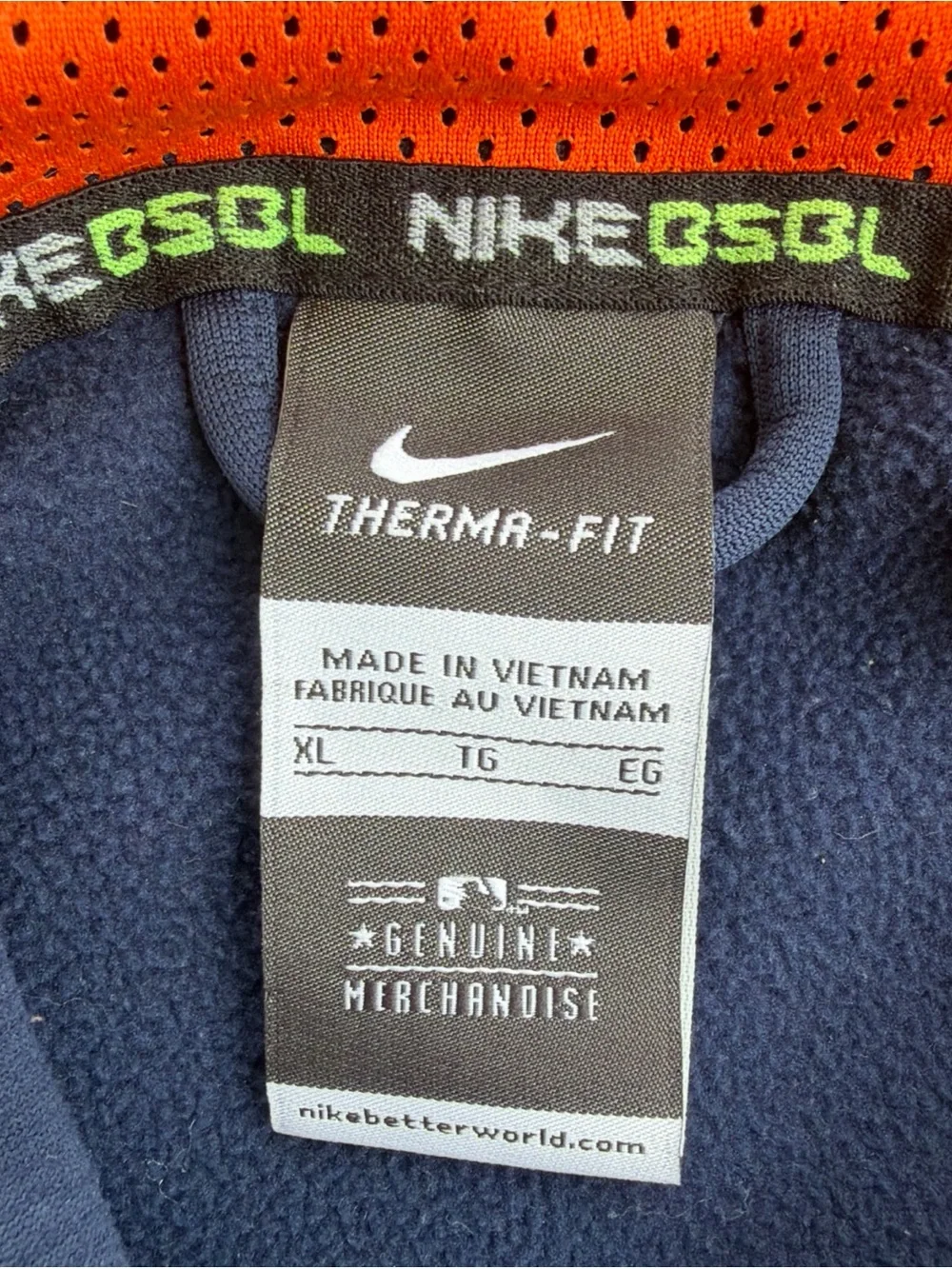 Nike Men’s Detroit Tigers Therma Fit Hoodie Logo Size XL